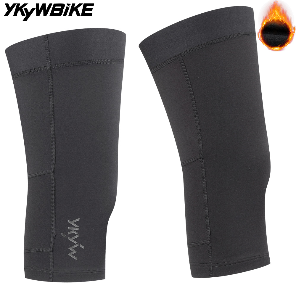 Knee Sleeve Compression - YKYWBIKE Winter Fietsen Kniewarmers Korte Beenbescherming