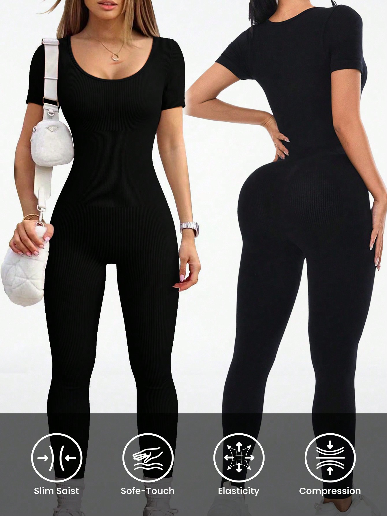 Yoga Fitness Jumpsuit - Dames afslankende sexy yoga sport jumpsuit