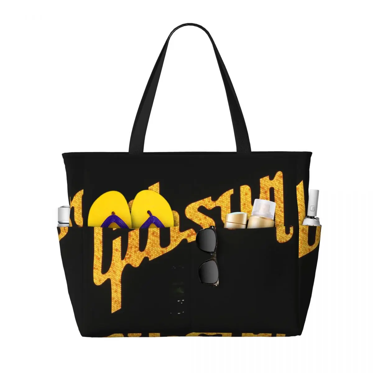 Yoga Fitness Music - Gibson Music Logo Strandtas Sport Gym