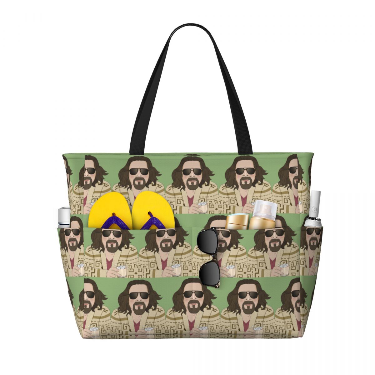 Yoga Fitness Dude - The Dude- The Big Lebowski Strandtas
