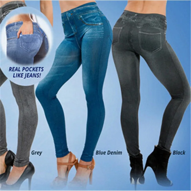 Yoga Fitness Sg - Vrouwen Jean-leggings Fitnessbroek Hoge taille Gym-leggings