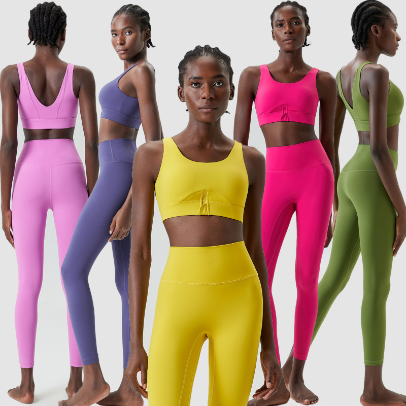 Tweedelige set rits yoga sport - Yoga Fitness Outfit recensie en prijs