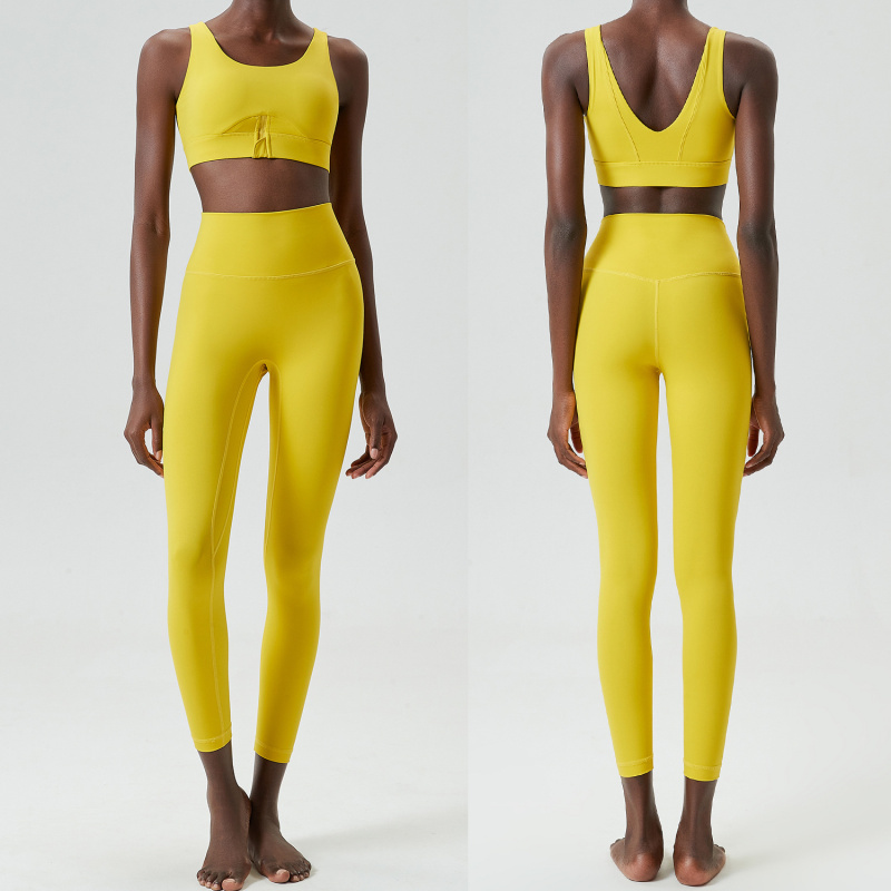 Tweedelige set rits yoga sport - Yoga Fitness Outfit recensie en prijs