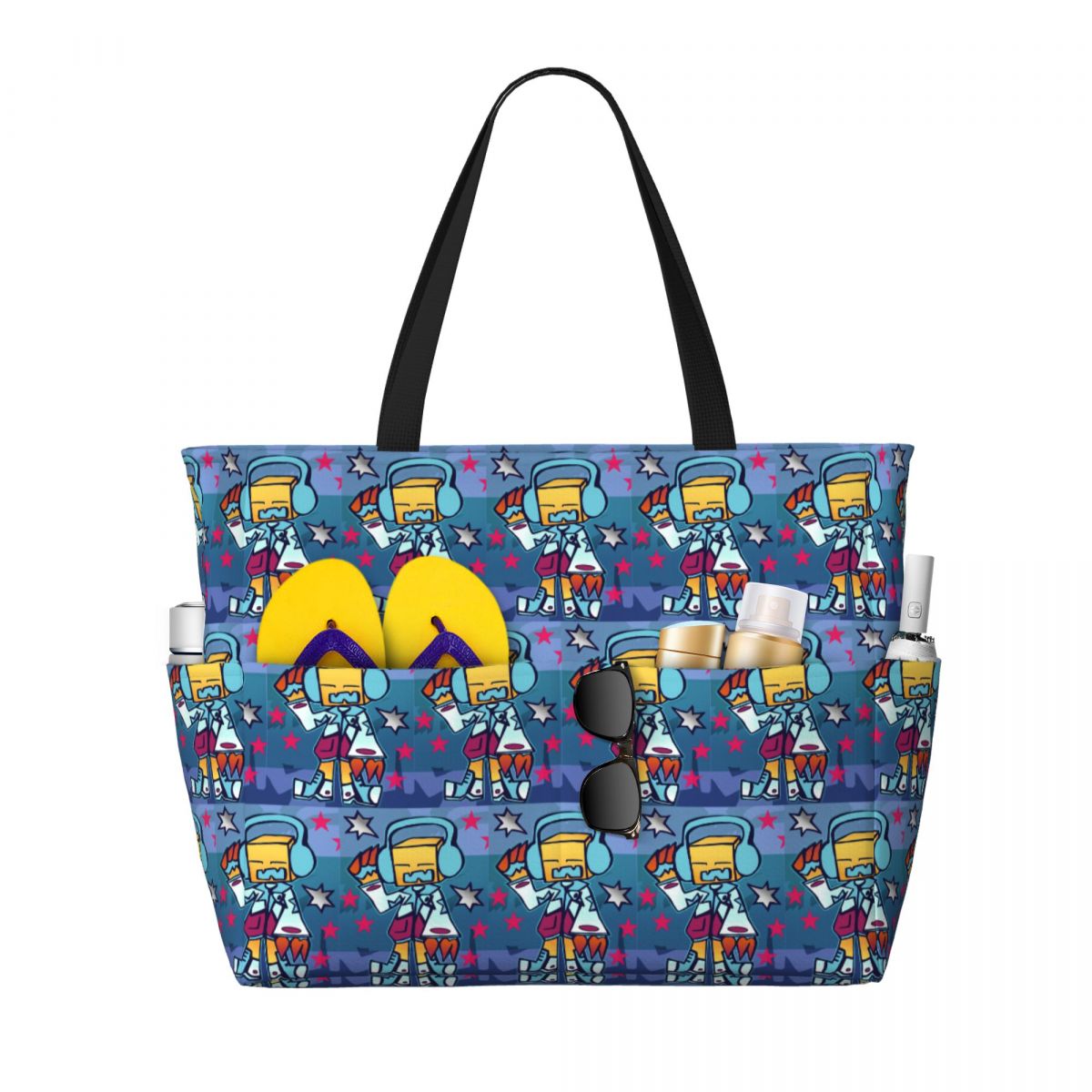 Geometry Dude Beach Tote Bag S - Yoga Fitness Dude recensie en prijs