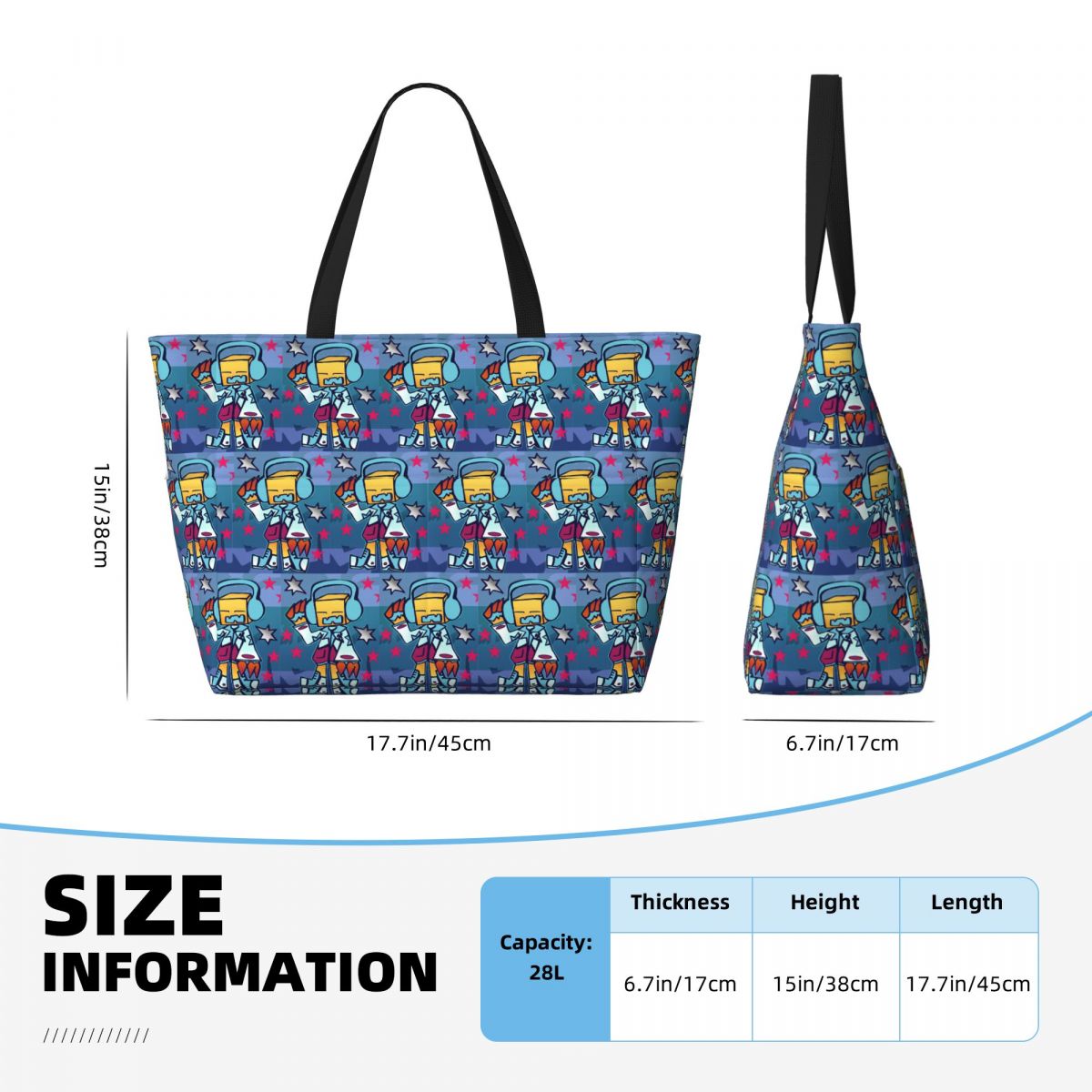 Geometry Dude Beach Tote Bag S - Yoga Fitness Dude recensie en prijs