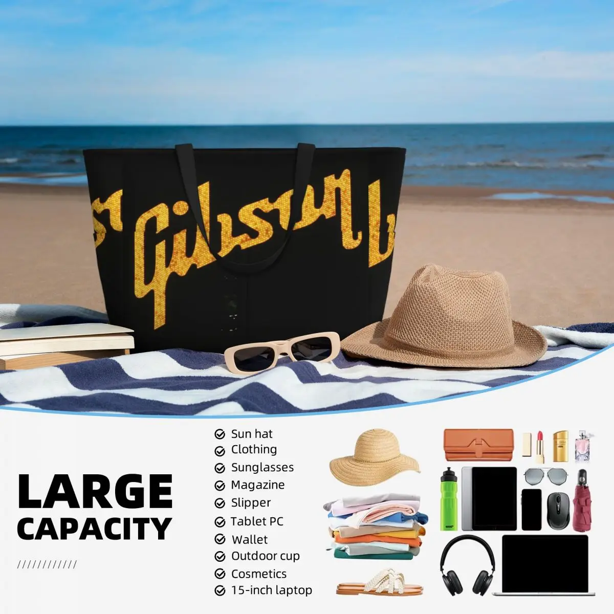Gibson Music Logo Strandtas Sp - Yoga Fitness Music recensie en prijs