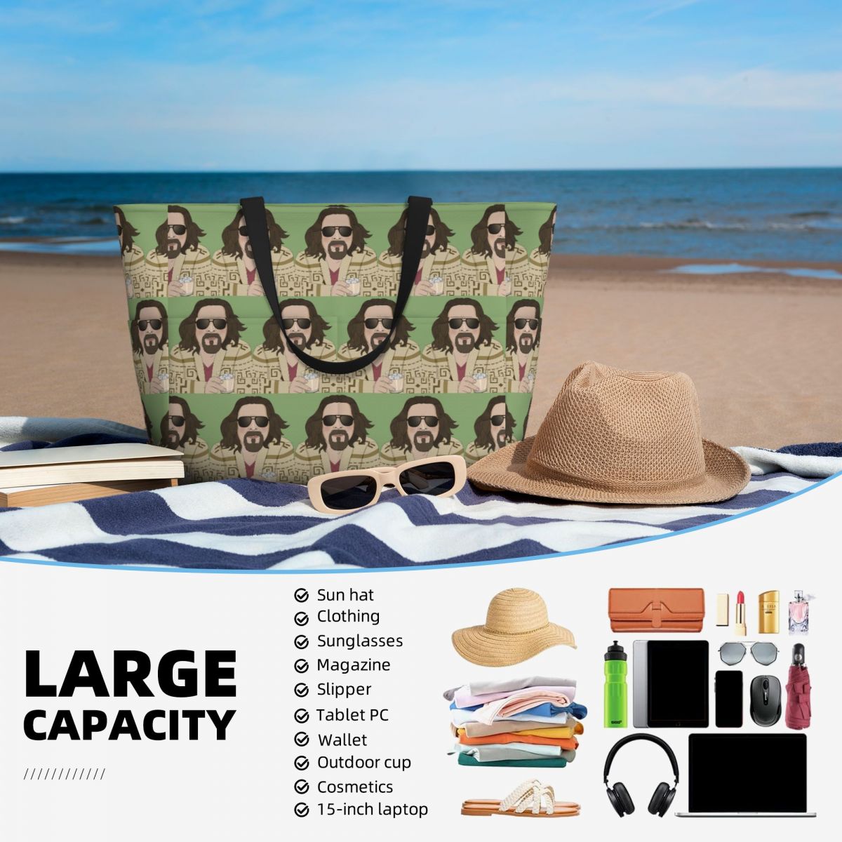 The Dude- The Big Lebowski Str - Yoga Fitness Dude recensie en prijs