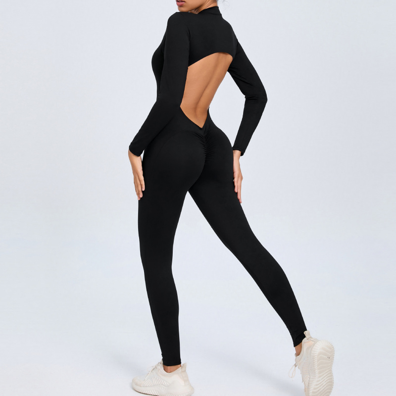 Yoga jumpsuit met lange mouwen - Yoga Fitness Outfit recensie en prijs